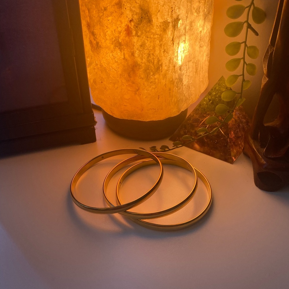 Kate spade hearts of gold bangles!